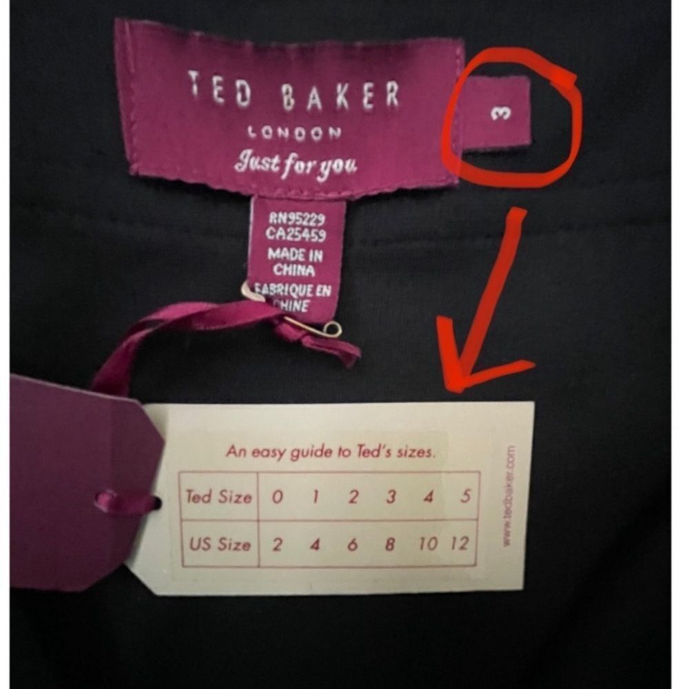 Ted Baker London Black Dress - Picture 9 of 9